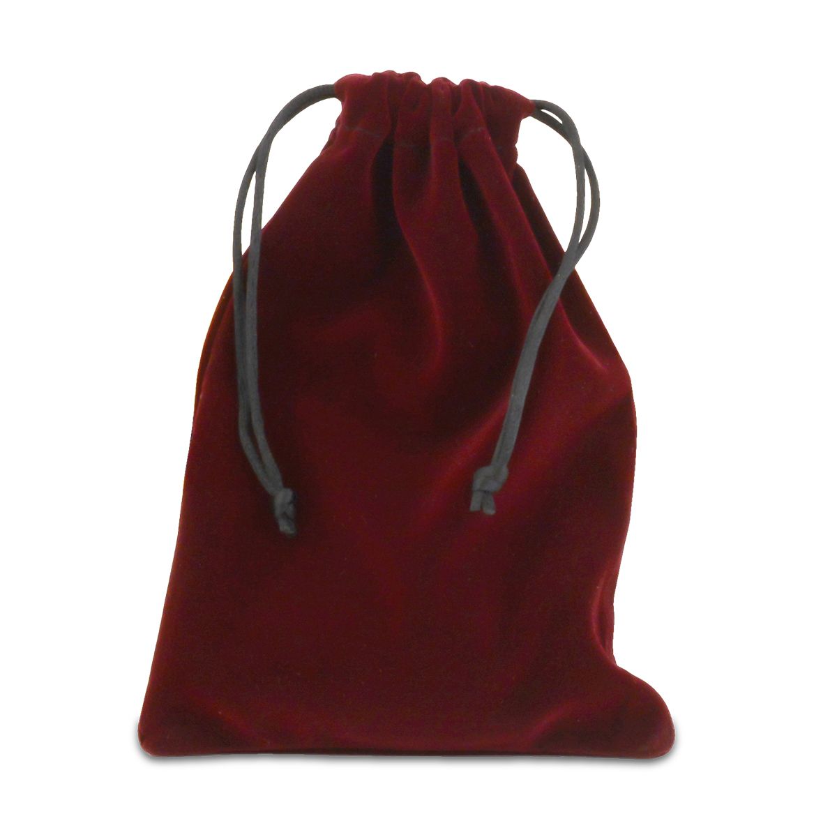 Velvet Burgundy Bag Urn 5" x 7"